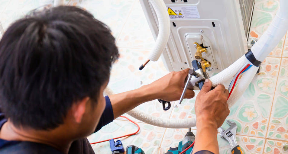 installing ductless air conditioner