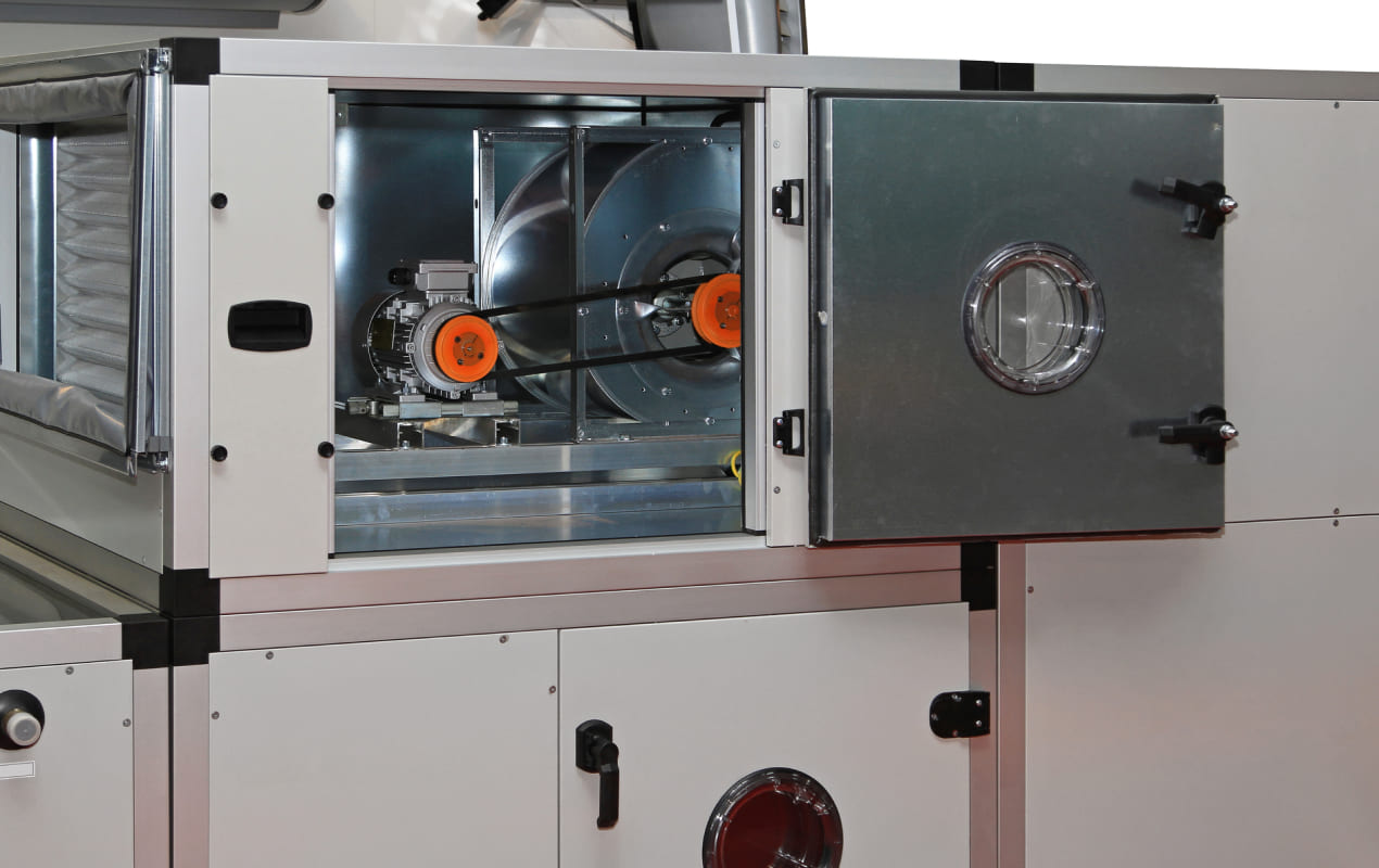 installing air handler