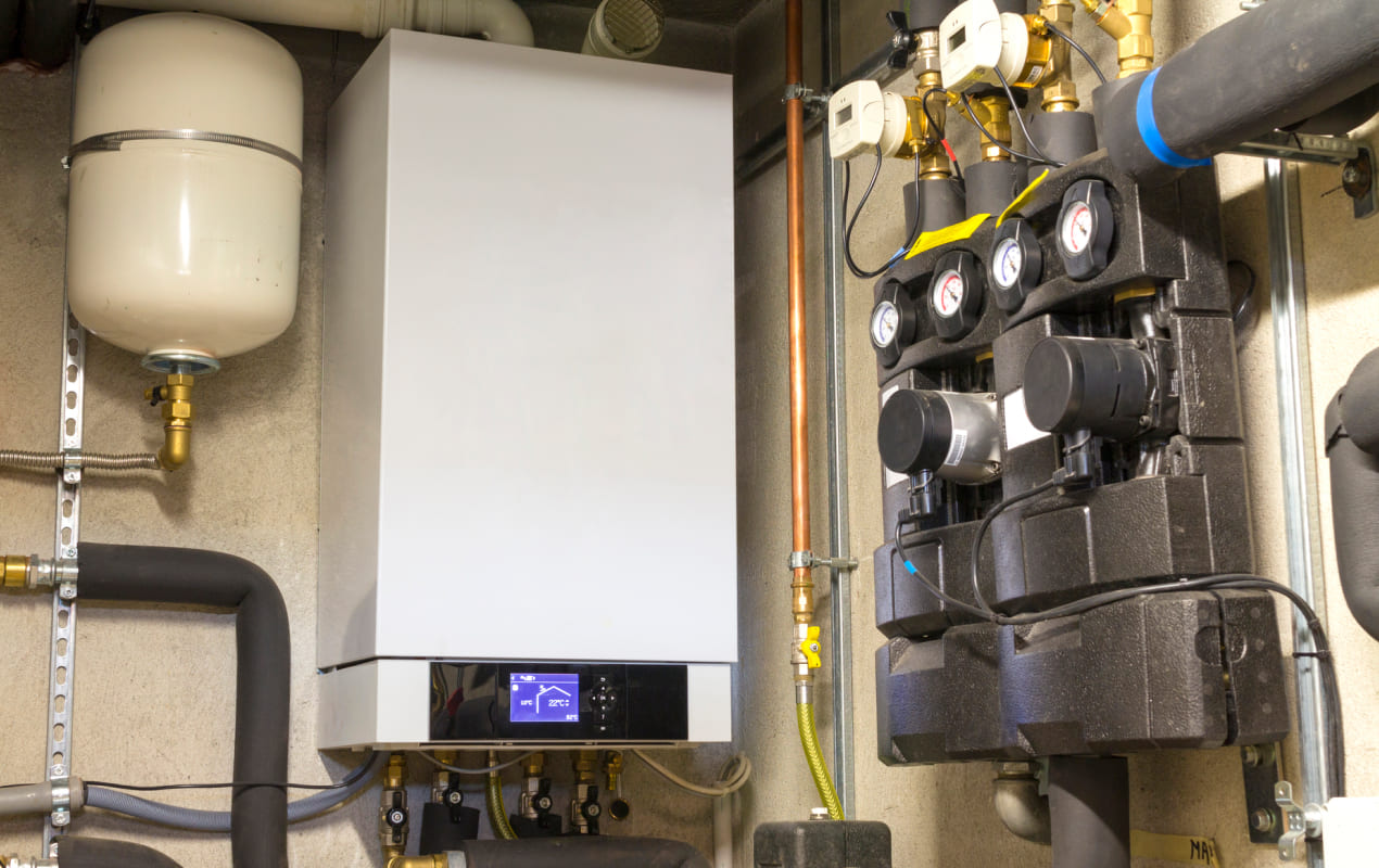 electric boiler installation