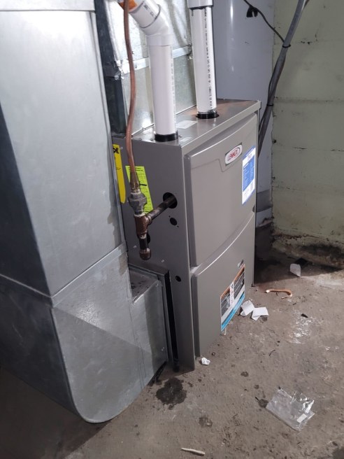 installing furnace
